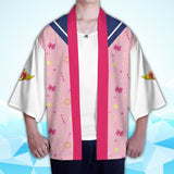 Anime Sailor Moon Cosplay Kimono Cárdigan Abrigo Toga Capa Pijama Casual