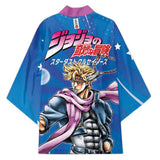 Anime JoJo's Bizarre Adventure Cosplay Capa Kimono Cárdigan Abrigo Toga Pijama Casual