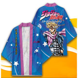 Anime JoJo's Bizarre Adventure Cosplay Capa Kimono Cárdigan Abrigo Toga Pijama Casual