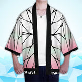 Anime Demon Slayer Kochou Shinobu Cosplay Capa Kimono Cárdigan Abrigo Toga Pijama Casual