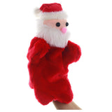 Navidad Peluche Suave Cute Dibujos Animados Santa Marioneta de Mano Moviendo Boca Accesorios