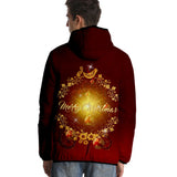 Navidad Christmas Ropa Gruesa de Invierno Chaqueta de Terciopelo Chaqueta con Cremallera Unisex