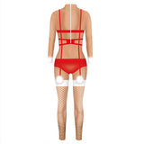 Navidad Xmas Mono Estampado de Patrón 3D Zentai Traje de Fiesta de Navidad Ropa de Rendimiento