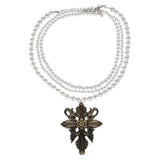 Resident Evil Village Alcina Dimitrescu Lady Pearl Collar Cosplay Accesorios