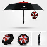 Resident Evil Umbrella Corporation Paraguas Automático con Botón  de Protección UV a Prueba de Viento de Doble Capa