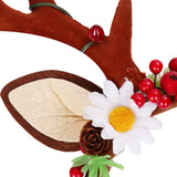 Navidad Diademas Santa Astas de alce resplandecientes Xmas Carnaval Regalos Cumpleaños Accesorios