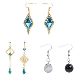 Juego Genshin Impact Venti Qiqi Cosplay Pendientes Gota para los Oídos Joyas Accesorios Regalos Fiesta