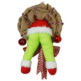 How the Grinch Stole Christmas Corona de Arpillera Decoración de Navidad Guirnalda de Bolas Colgantes