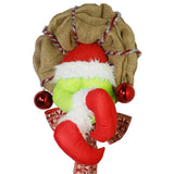 How the Grinch Stole Christmas Corona de Arpillera Decoración de Navidad Guirnalda de Bolas Colgantes