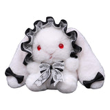 Lolita Conejo Kawaii Felpa Bandolera Bolsa de Hombro Con Volantes Bowknot Cordón Juguetes de peluche 20CM