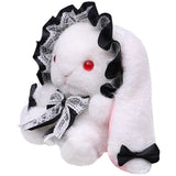 Lolita Conejo Kawaii Felpa Bandolera Bolsa de Hombro Con Volantes Bowknot Cordón Juguetes de peluche 20CM