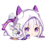 Anime Re:Life In A Different World From Zero REM Ram Emilia Peluche Almohada de Dibujos Animados Regalo Muñeca