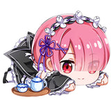 Anime Re:Life In A Different World From Zero REM Ram Emilia Peluche Almohada de Dibujos Animados Regalo Muñeca