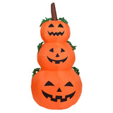 Halloween Calabaza Inflable Decoración Exterior con LED Decoración de Fiesta