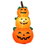 Halloween Calabaza Inflable Decoración Exterior con LED Decoración de Fiesta