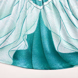 Anime La Princesa Jasmine Niños Cosplay Navidad Disfraz Traje Vestido