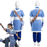 Anime Avatar: the last Airbender Katara Niños Halloween Carnaval Cosplay Disfraz