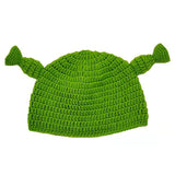 Película Shrek cosplay Sombrero Rana Tejer Lana Elasticidad Ajustable Accesorios Regalo 4 Fiesta