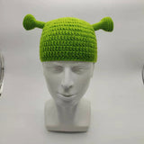 Película Shrek cosplay Sombrero Rana Tejer Lana Elasticidad Ajustable Accesorios Regalo 4 Fiesta