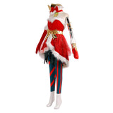 Juego League of Legends Lol Jinx Navidad Cosplay Disfraz Falda Vestido Carnaval Per.