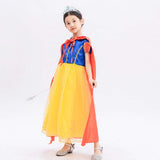 Blancanieves y los siete Enanitos Blancanieves Vestido Halloween Carnaval Cosplay Disfraz para Niñas