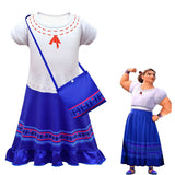 Anime Encanto Luisa Cosplay Navidad Disfraz Traje Vestido Falda Carnaval