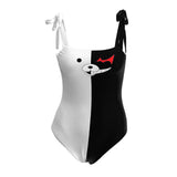 Juego Danganronpa Monokuma Cosplay Fiesta Disfraz Traje de Baño Mono