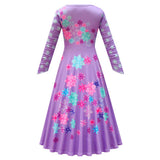 Anime Encanto Isabela Niños Cosplay Navidad Disfraz Traje Vestido Carnaval