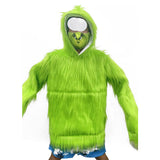 Película The Grinch Niños Cosplay Disfraz Traje Abrigo Máscara Fiesta Halloween Carnaval