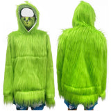 Película The Grinch Niños Cosplay Disfraz Traje Abrigo Máscara Fiesta Halloween Carnaval