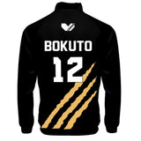 Anime Haikyuu!! Cosplay Chaqueta MSBY Black Jackal #12 Kotaru Bokuto Ropa Deportiva