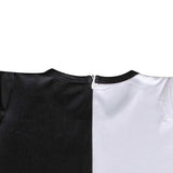 Anime Niños Mono Oso blanco y negro de dibujos animados Cosplay Navidad Carnaval Halloween