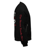 Anime The Seven Deadly Sins Cosplay Abrigo de chaqueta Disfraz Halloween Carnaval Traje cremallera 3D Impreso hombre