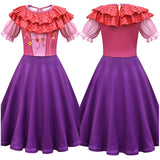 Película Hocus Pocus Sarah Sanderson Niños Cosplay Disfraz Traje Vestido Falda Halloween Carnaval