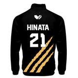 Anime Haikyuu!! Cosplay Chaqueta MSBY Black Jackal #21 Hinata Shoyo Ropa Deportiva Abrigo Negro