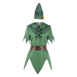 Película Peter Pan Cosplay Disfraz Adulto Mono Sombrero Cinturón Halloween Carnaval Fiesta