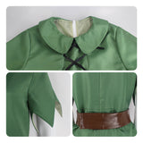 Película Peter Pan Cosplay Disfraz Adulto Mono Sombrero Cinturón Halloween Carnaval Fiesta