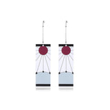 Demon Slayer Guardianes de la Noche Kimono Agatsuma Zenitsu Halloween Cosplay Capa Unisex con Arete