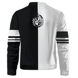 Juego Danganronpa Monokuma Cosplay Disfraz Abrigo de chaqueta 3D Impreso Halloween Carnaval Traje cremallera hombre