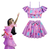 Anime Encanto Isabela Cosplay Fiesta Disfraz Traje de Baño