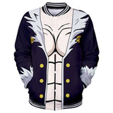 HUNTER×HUNTER Kulolo lushilufelu Cosplay Ropa Deportiva Chaqueta Estampada Unisex