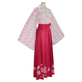 Anime Demon Slayer Kanroji Mitsuri Cosplay Kimono Disfraz Traje Fiesta Navidad Carnaval