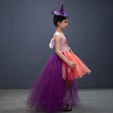 Película Hocus Pocus Sarah Sanderson Niños Cosplay Disfraz Traje Vestido Falda Carnaval