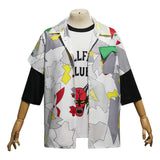 TV Stranger Things 4 Dustin Henderson Camiseta Cosplay Navidad Fiesta 3D Impreso Casual