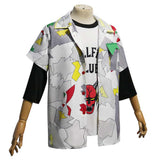 TV Stranger Things 4 Dustin Henderson Camiseta Cosplay Navidad Fiesta 3D Impreso Casual