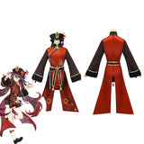 Juego Genshin Impact Hu Tao Cosplay Navidad Kimono Vestido Conjunto Carnaval Traje Per.