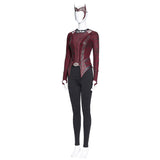 Película Dr Strange Scarlet Witch Cosplay Disfraz Traje Navidad Carnaval Fiesta