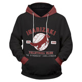 Anime Haikyuu!! Sudadera Escuela Secundaria Club de Voleibol Sudadera Estampada con Capucha Unisex