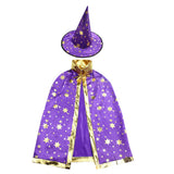 5 juegos dentro de disfraces de Halloween para niños Mago brujo Capa juego de rol Cosplay Carnaval Traje