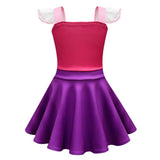 Película Hocus Pocus Mary Sanderson Niños Cosplay Disfraz Traje Vestido Falda